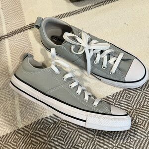 Converse Gray and White Canvas Sneakers